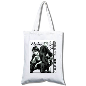 Attack on Titan Canvas Tote Bag Shopping Bag