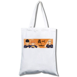 Haikyuu Canvas Tote Bag Shopping Bag