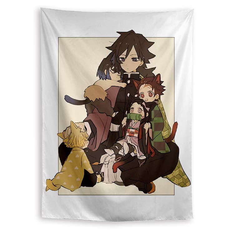 Demon Slayer Decorative Flag Wall Hanging Tapestry