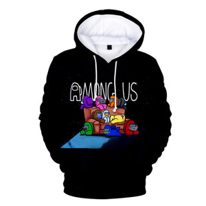 Among Us 3d print long sleeves hoodie for adults and kids